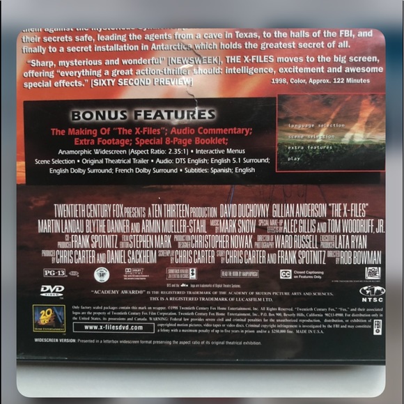 The X Files: Fight The Fiture DVD - Picture 5 of 6